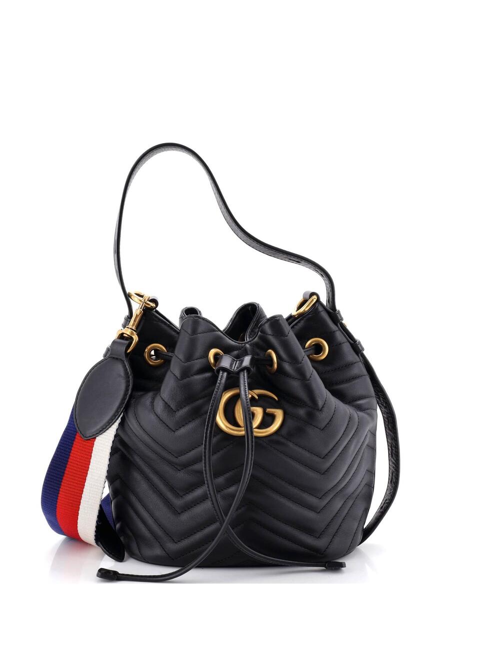 Gucci Gg Marmont Bucket Bag Matelasse #377634G15B